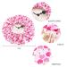 Kids Double Layer Satin Flower Bonnet - Adjustable Sleep Cap for Girls | 3pcs Cute Headwear Set - Buy Online on GoSupps.com