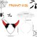 Lusofie Halloween Cosplay Angel Halo Headband Devils Horns Headband Angel and Devil Costumes Accessories for Halloween Christmas Masquerade - Buy Online on GoSupps.com
