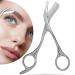 LePinko Eyebrow Trimming Scissors with Combs Gifts For Men Women Stocking Stuffers Silver