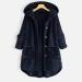Shop Hanxiulin Women's Fleece Plush Jacket - Warm & Fluffy Zip-Up Coat with Hood in Various Colors | Perfect Winter Outerwear - Buy Online on GoSupps.com