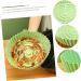 Zerodeko Air Fryer Pan Toaster Oven Pan Non Stick Baking Pan Oven Liner Silicone Air Fryer Mat Basket Round Green 19X19X6CM - Buy Online on GoSupps.com