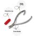 Sam Cuticle Nipper Cuticle Cutter Inox Satin Jaw 5 mm Single Spring - Buy Online on GoSupps.com