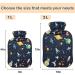 NAANLE GALAXY Astronaut Space Heat Bottle 1L - Transparent Hot Water Bottle for Bed Hand & Foot Pain Relief - Ideal Heat & Cold Therapy - Buy Online on GoSupps.com