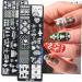 6-Piece Christmas Nail Stamper Kit - Snowflakes & Christmas Tree Art Stamping Plates for Festive Manicure Decoration - Buy Online on GoSupps.com