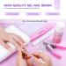 Saviland Slip Solution Polygel Nail Kit | 120 Nail Tips Acrylic Brush & Dappen | Perfect for Nail Extensions & Coffin Shapes - International Shipping Available - Buy Online on GoSupps.com