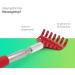 Red Stainless Steel Back Scratcher - Premium Quality for Instant Relief | Shop Internationally - Buy Online on GoSupps.com