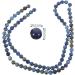 NUOBESTY 2Pcs Stone semi-finished product bead bracelet bead gem beads wristband beads bracelet stone beads wristband beading round beads Bracelet stone bracelet accessories decor Blue 0.80X0.80X0.80CM - Buy Online on GoSupps.com