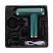 1 set of fascia gun fascia massage gun body deep muscle massage devices personal percussion massage fascia-muscle massage tool fitness plastic elastic massage gun 14x14x4.3cm green