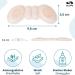 Sulpo Insoles for Oversized Shoes - 3 Pairs Heel Cushions & Toe Fillers - Shoe Reduction Solution for Comfort - Beige - Buy Online on GoSupps.com