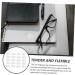 Doitool Hearing Protection Plugs & Anti-Slip Sunglasses Holder - 80 Pieces Clear Glasses Frames - Durable & Practical Accessory for Reading Glasses - International Shipping Available - Buy Online on GoSupps.com