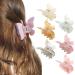 Butterfly Hair Claw Clips Barrettes - 6 PCS Small Butterfly Jaw Hair Clips Tortoise No-Slip Claw Clips Colorful for Thin Hair Jaw Clips Clamp for Women and Girls (Sequins)