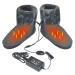 ObboMed  MF-2320L 12V  20W Cozy Carbon Fiber Heated Warming Booties  Soft Sole  Size L:45.5 (fits foot up to 45.5) - Heating Slippers  Infrared Shoe  Warm Pad  Foot Heater  Cold feet solution