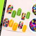 Multi-Color Nail Glitter Spring Flower Sequins Square Rectangle Smooth Laser Sequins Chunky Nails Glitter Flakes & Powder for Nail Art Decoration/Face/Body/DIY Crafting - Buy Online on GoSupps.com