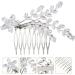 FRCOLOR Accessories bangs comb hair flowers for women wedding bridal headpieces for wedding hair accessories for women wedding hair combs headband rhinestones aluminum alloy Flowers - Buy Online on GoSupps.com