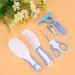 Portable Baby Grooming Kit for Nursery Newborns - Hair Brush, Nail Clipper, Nasal Aspirator & More - Blue - Buy Online on GoSupps.com