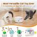 Potaroma 3-in-1 Smart Interactive Electronic Cat Toy - Fluttering Butterfly, Moving Feather, Catnip Balls - Dual Power Supplies - Indoor Exercise Kicker Toy - Bright White - Buy Online on GoSupps.com