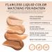 Uocasi Color changing foundation foundation foundation foundation moisturizing foundation weightless smooth finish waterproof and transferfree with SPF 50+ for all skin types 30 ml - Buy Online on GoSupps.com