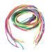 JUSTFOX - 8 cords for braiding in colorful rainbow colors