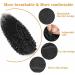 Human Hair Ponytail Hair Piece Ponytail Extension for Black Women Kinky Curly Drawstring Pony Tail Malaysia Real Human Hair Clip in Afro Curly Ponytail Hairpieces Natural Black Ponytail Hairpiece f 26inches Natural Color - Buy Online on GoSupps.com
