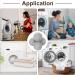 sourcing map 4 Pcs Wool Dryer Balls 2 Inches Wool Laundry Dryer Balls for Reducing Clothing Static and Wrinkles Light Grey 2" Light Grey - Buy Online on GoSupps.com