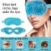 Lucktao Cooling Eye Masks - Reusable Gel Goggles for Migraine Relief & Swollen Eyes | Hot Cold Therapy (2 Pack - Blue) - Buy Online on GoSupps.com