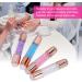 4 Sets Manicure Stamper Kit Double Ended Silicone Colorful Manicure Stamp Pen Nail Art Printing Tool with Stamping Plate for Nail Salon Home - Buy Online on GoSupps.com