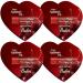 30 Pcs Valentines Day Lip Balm Bulk Galentines Day Thank You Gifts Party Favors Lip Moisturizer Lip Butter Moisturizing Lip Care Hydration Beeswax Reception Ideas You Are The Balm (Cherry)