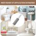 Toilet Pumice Stone with Handle - Pumice Stone Brush Toilet Bowl Clean Brush with Handle Powerfully Cleans Away Limescale Stain Hard Water Rings Calcium Buildup Iron Klufo - Buy Online on GoSupps.com