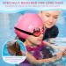 Funown Waterproof Bathing Cap for Kids | Unisex Swimming Cap for Long/Short Hair | Ideal for Ages 3-15 | Silicone in Violet - Buy Online on GoSupps.com