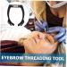 Mikinona Eyebrow Ruler Eye Brow Shaping Kit White White Outfit Eyebrow Shaper Kit Set Eyebrow Line Foldable Eyebrow Mapping Kit 25.5x1.3cm Black - Buy Online on GoSupps.com