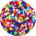 1000+ pcs Pony Beads, Multi-Colored Bracelet Beads, Beads for Hair Braids, Beads for Crafts, Plastic Beads, Hair Beads for Braids (Medium Pack, Classic) Medium Pack Classic