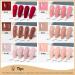 Gel Nail Kit Set with 6 Colors, 54W UV Lamp, Glossy & Matte Top/ Base Coat - Pink, Gray, White Gel Polish Starter Kit for DIY Nail Art at Home - Buy Online on GoSupps.com