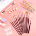 21-Piece Nail Brush Set | Professional Acrylic Nail Art Brushes & Tools for Gel Nail Design - Buy Online on GoSupps.com
