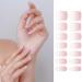 DANNI & TONI 28 Stickers Semi Cured Nail Wraps Soft Self-Adhesive Gel Nail Stickers Salon-Quality Gel Nail Polish Strips(Mystery Veil) Gradient Fine Glitter - Buy Online on GoSupps.com