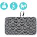 Portable Waterproof Foldable Baby Changing Mat - Ideal for Home and Travel (Black) - Buy Online on GoSupps.com