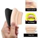 WLLHYF Kids Heel Grips - 4 Pieces Self-Adhesive Cushion Inserts for Better Shoe Fit | Prevent Skin Rubbing and Blisters | Suitable for Toddlers, Girls, Boys, and Women | Black & Skin Color - Buy Online on GoSupps.com
