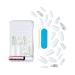 KISS Gel Fantasy Press On Nails - Sweet Jelly White Coffin Shape Long Size | 28 Nails & Glue Included | Perfect for International Shipping - Buy Online on GoSupps.com