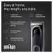 Buy Braun Hair Clippers Series 5 5310 - 9 Length Settings Ultra-Sharp Blades Memory SafetyLock - Best Hair Clippers for Men - Fast International Shipping - Buy Online on GoSupps.com