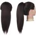 FESHFEN Straight Drawstring Ponytail Extension Natural Synthetic Long Pony Tails Hairpieces Clip in Ponytails Extensions for Women Girls Medium Brown 14 inch 14 Inch (Pack of 1) Medium Brown 6#-Drawstring - Buy Online on GoSupps.com