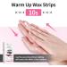 Facial Wax Strips Kit - 24 Strips for Eyebrow Shaping & Hair Removal at Home | Ideal for Sensitive Skin - Includes 4 Calming Oil Wipes - Buy Online on GoSupps.com