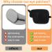 Eye Patches 3D Adjustable Eyepatchs for Left Eye Amblyopia Eye Mask Relieves Children's Amblyopia and Strabismus Suitable for Everyone - Buy Online on GoSupps.com