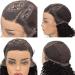 Hair.ly Curly Bob 13x6 T Part Lace Frontal Wig Human Hair - Brown Remy Hair 8 Inch - Buy Online on GoSupps.com
