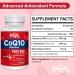 Buy COQ10 with L-Glutathione 1000mg Capsules - 100% Fermented Antioxidant Vegan Non-GMO Gluten-Free - 6 Pack | International Shipping Available - Buy Online on GoSupps.com