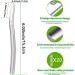 Silver Diamond Eyebrow Razor for Men and Women - Anti-Slip Handle, Stainless Steel Dermaplaning Tool for Hair Removal - Buy Online on GoSupps.com