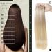 Runature Real Hair Tape Extensions - 20 Pieces Balayage Blonde 50cm Remy Hair #18/20 & #18/26 - Smooth & Seamless - Buy Online on GoSupps.com