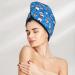 Ultra Plush Microfiber Hair Towel Wrap - Ultra Absorbent Turban for Curly Long & Thick Hair - Perfect Hair Drying Cap for Women - Gnomes in USA - Buy Online on GoSupps.com