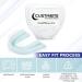 CUSTMBITE Premium Hard Surface Night Guards 2 Pack with Case - USA Made for Teeth Grinding and Clenching - Customizable Fit Dental Guard for Bruxism - Buy Online on GoSupps.com