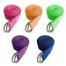 Uheng 5-Pack Yoga Exercise Adjustable Straps 8Ft OR 10Ft with Durable D-Ring for Pilates & Gym Workouts Yoga Fitness | Hold Poses, Stretch, Improve Flexibility & Maintain Balance 1.5" X 8FT