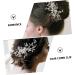 Beavorty Wedding Hair Accessories Hair Pin Hair Barrettes Rhinestones Tiara Hair Clips Hair Comb Clips Girl Headpieces for Wedding Metal Hair Comb Bride Pearl Decorate Vintage - Buy Online on GoSupps.com