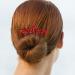 NOLITOY Wedding Hair Side Comb Bride Crystal Headpiece Full Red Rhinestone Hair Side Comb Wedding Hair Accessories for Women and Girls Supplies - Buy Online on GoSupps.com